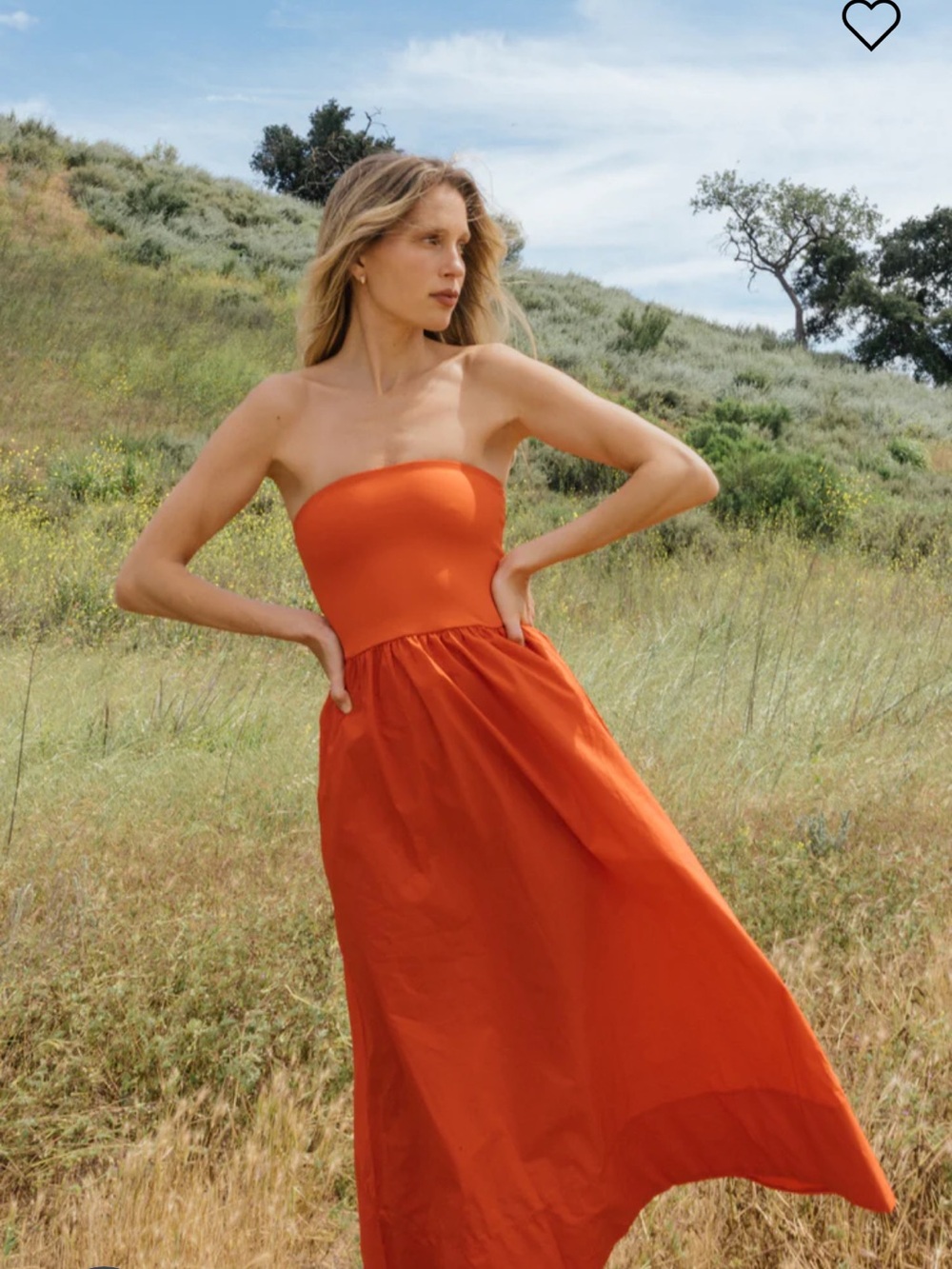 Z SUPPLY SUNSOUGHT STRAPLESS MIDI DRESS - NEW WITH TAGS!